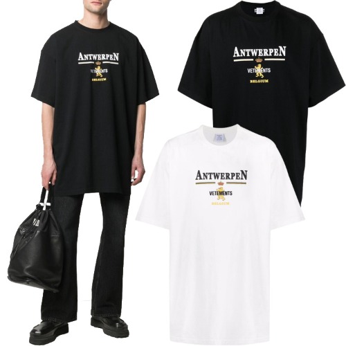  베트멍 앤트워프 로고 티셔츠 21SS- UE51TR430B,UE51TR430W (BLACK) (WHITE) 