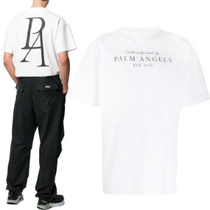 팜엔젤스 최신상 로고 티셔츠 PMAA001F19413019 (0110) 