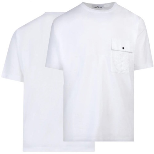  스톤아일랜드 포켓 디테일 티셔츠  22FW - 761522056 (V0001) 