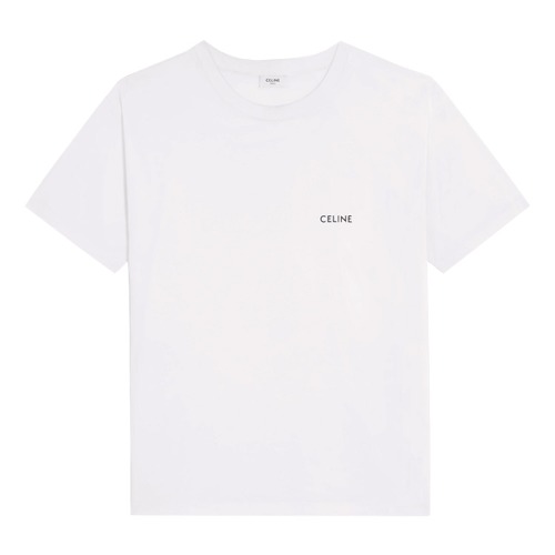 셀린느 로고 코튼 저지 루즈 티셔츠 23SS - 2X43C671Q 01EA (ECRU) 